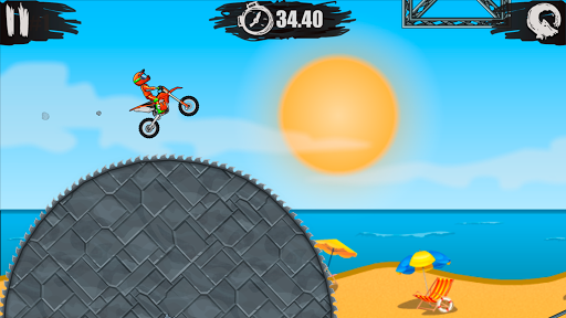 بازی اندروید مسابقه دوچرخه سواری اکس تری ام - Moto X3M Bike Race Game