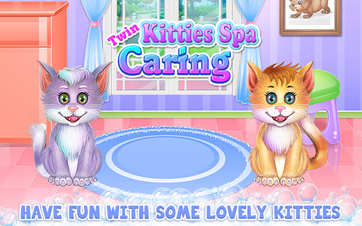 نرم افزار اندروید نگهداری از گربه های دوقلو - Twin Kitties Spa Caring