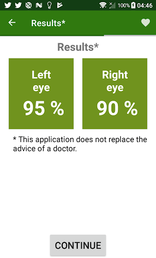 نرم افزار اندروید معاینه چشم - Eye exam