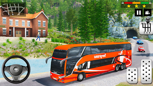 بازی اندروید شبیه ساز رانندگی اتوبوس - Coach Bus Driving Simulator