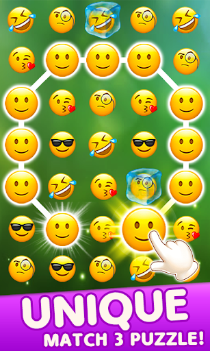 بازی اندروید بازی تطبیق پازل ایموجی - Emoji Puzzle Matching Game