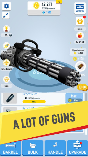 بازی اندروید اسلحه خودکار - Idle Guns 3D