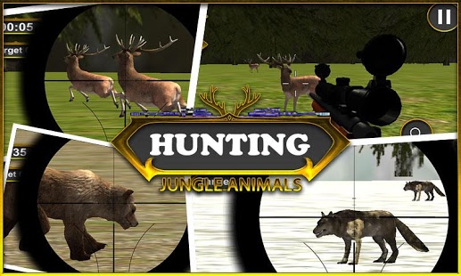 بازی اندروید شکار حیوانات جنگل - hunting Jungle Animals