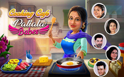 بازی اندروید غذای رستوران - Patiala Babes : Cooking Cafe - Restaurant Game