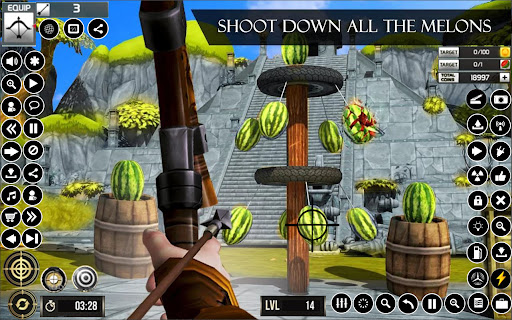 بازی اندروید بازی هندوانه تیراندازی با کمان 3 بعدی - Watermelon Archery Games 3D