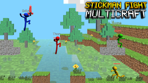 بازی اندروید مبارزه چند جانبه استیکمن - Stickman Fight Multicraft