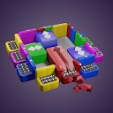 بازی بلوک های رنگی سه بعدی - پازل اسلاید