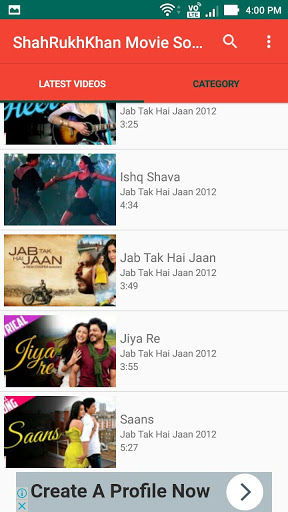 دانلود نرم افزار آهنگ های فیلم شاهرخ خان Shahrukh Khan Movie Songs