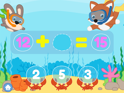 بازی اندروید آموزش ریاضی کودکان - Educational Games. Math