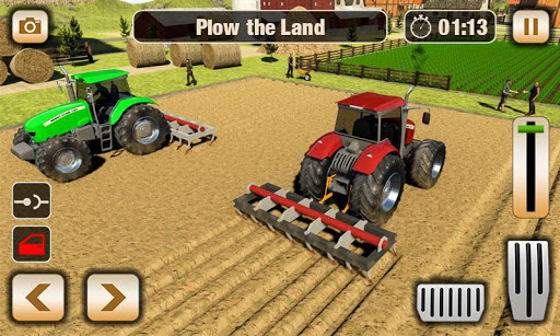 بازی اندروید شبیه ساز کشاورزی - راننده تراکتور واقعی - Real Tractor Driver Farm Simulator -Tractor Games