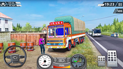 بازی اندروید شبیه ساز واقعی کامیون باری - Real Euro Cargo Truck Simulator Driving Free Game