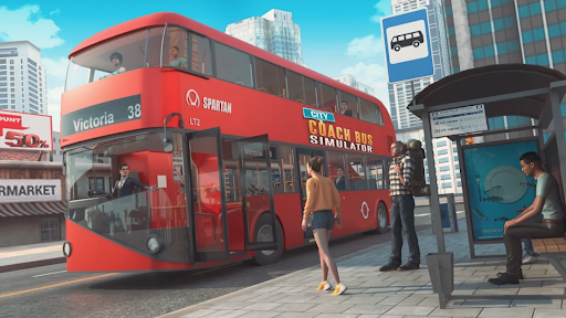 بازی اندروید شبیه ساز اتوبوس - بازی های اتوبوس سه بعدی - Bus Simulator : 3D Bus Games