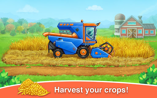 دانلود بازی زمین مزرعه - بازی کشاورزی بچه ها Farm land and Harvest -  farming kids games 6.0.5 اندروید