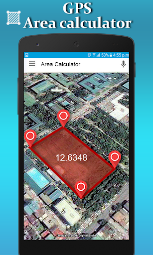نرم افزار اندروید محاسبه مساحت زمین با جی پی اس - Gps Area  Calculator  for Land Measurement