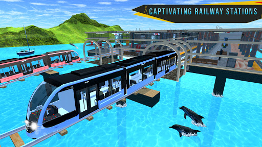 بازی اندروید شبیه ساز سه بعدی قطار - Train Simulator 3d Game 2020: Free Train Games 3d