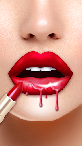 بازی اندروید هتر طراحی لب - رژ لب کامل - Lip Art DIY: Perfect Lipstick