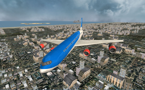 بازی اندروید شبیه ساز خلبان هواپیما - Airplane Pilot Sim