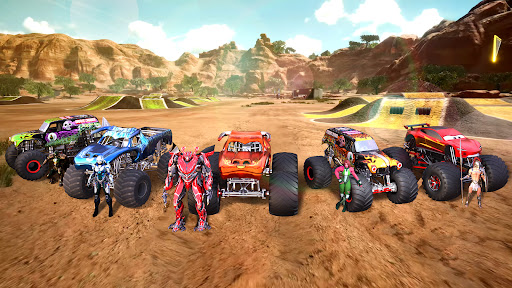 بازی اندروید شیرین کاری کامیون هیولا - بازی ماشین - Monster Truck Stunt - Car Game