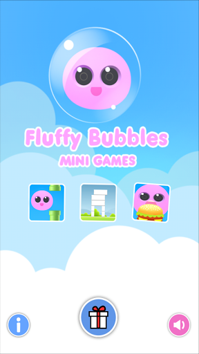 بازی اندروید حباب کرکی - Fluffy Bubble - Mini Games