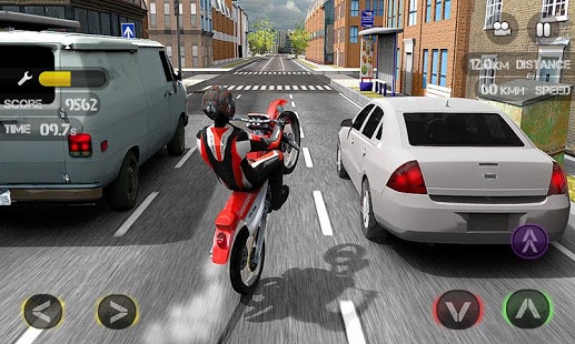 بازی اندروید مسابقه موتورسواری ترافیک - Race the Traffic Moto