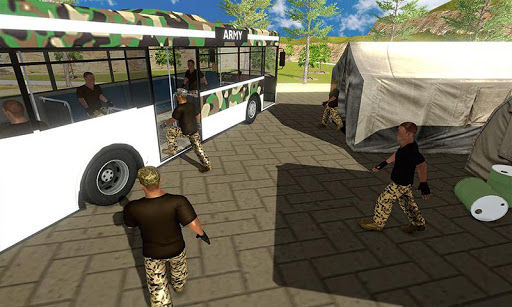 بازی اندروید راننده اتوبوس ارتش هند - Indian Army Off-Road Bus Driver: Driving Simulator