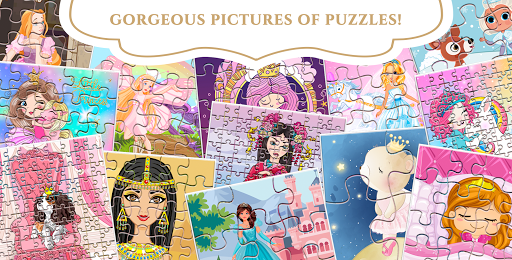 بازی اندروید پازل شاهزاده خانم برای دختران - Princess Puzzle game for girls