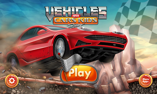 بازی اندروید اتومبیل های مسابقه کودکان - Vehicles and Cars Kids Racing