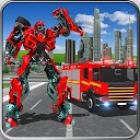 بازی کامیون آتش نشانی ربات - جنگ های رباتی