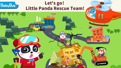 بازی اندروید جات زلزله پاندا کوچک - Little Panda's Earthquake Rescue