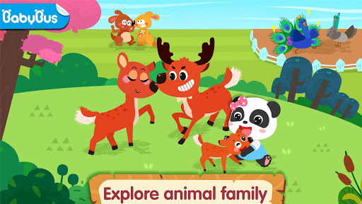 بازی اندروید کودک پاندا - خانواده حیوانات - Little Panda: Animal Family