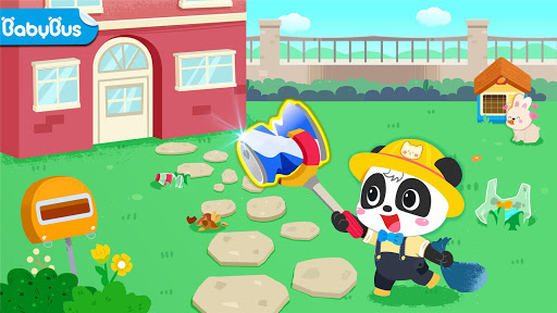 بازی اندروید پاک کردن زندگی کودک پاندا - Baby Panda's Life: Cleanup