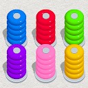 بازی حلقه رنگی - پازل مرتب سازی