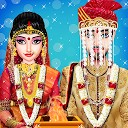 عروسی زرق و برق دار هندی - آرایش دختران سالن زیبایی