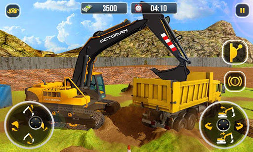 بازی اندروید حفاری سنگین جرثقیل - ساخت و ساز شهر 2017 - Heavy Excavator Crane - City Construction Sim 2017