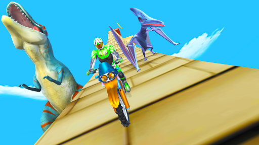 بازی اندروید مسابقه شیرین کاری موتور - Bike Stunt Race 3D