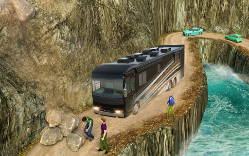 بازی اندروید شبیه ساز اتوبوس آفرود - بازی جدید کوهستانی 2021 - Offroad Bus Simulator 3d – Mountain New Games 2021