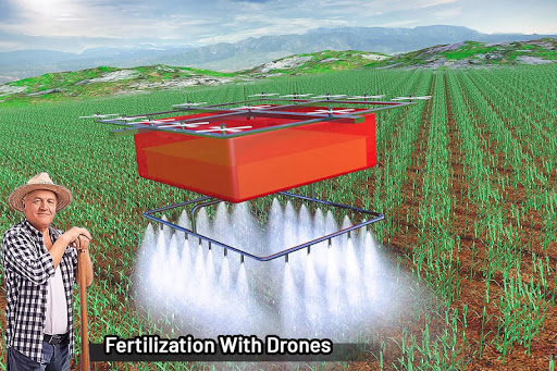بازی اندروید شبیه ساز مدرن کشاورزی - تراکتور کشاورزی - Modern Farming Simulation: Tractor & Drone Farming