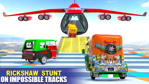 بازی اندروید شیرین کاری سه بعدی توک توک اتو ریکشا - Tuk Tuk Auto Rickshaw 3D Stunt