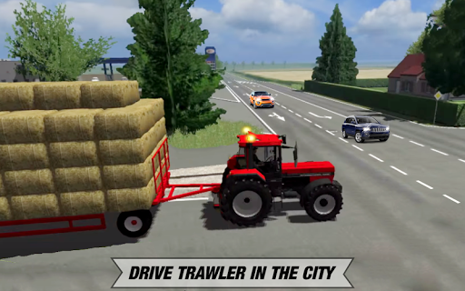 بازی اندروید تراکتور حمل و نقل - شبیه ساز کشاورزی - Tractor Cargo Transport: Farming Simulator