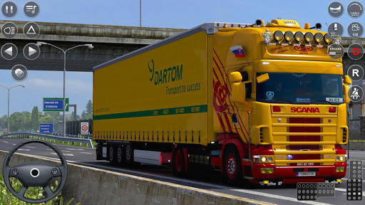 بازی اندروید شبیه ساز راننده کامیون اروپایی - Euro Truck Cargo Driving Sim