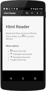 نرم افزار اندروید نمایش دهنده اچ تی ام ال - HTML Reader/ Viewer