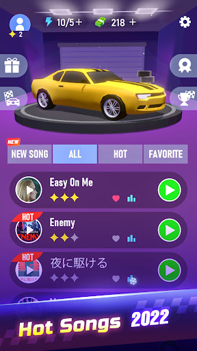 بازی اندروید مسابقه بیت موسیقی - اتومبیل رانی - Music Beat Racer - Car Racing